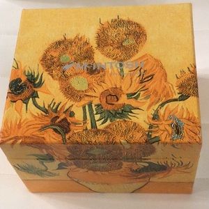 COPY - McIntosh bone China Sunflowers by Van Gogh Teapot